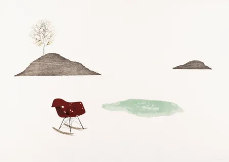 石版画 Drummond - To the Rocket Station
