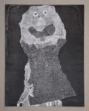 镂版印刷 Dubuffet - Barbe des perplexités