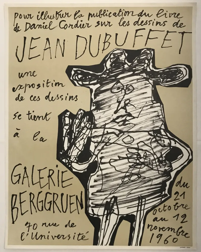 石版画 Dubuffet - Galerie Berggruen