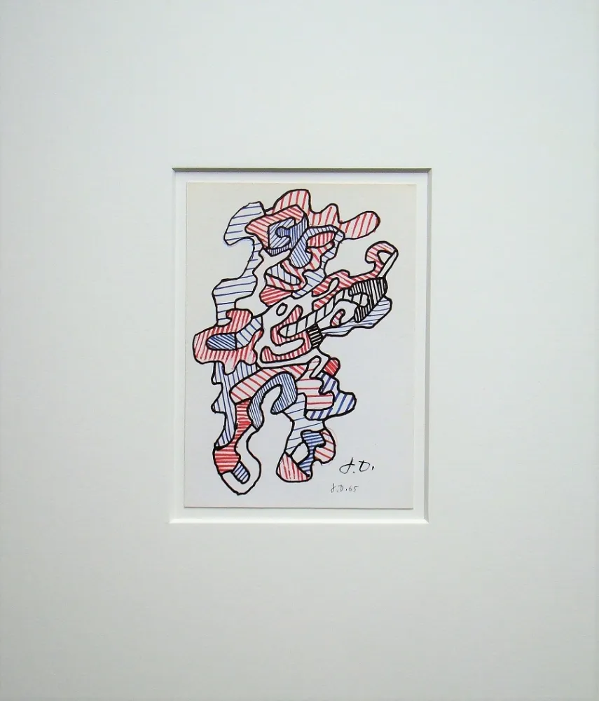 胶版印刷 Dubuffet - Joueur de viole - 1965