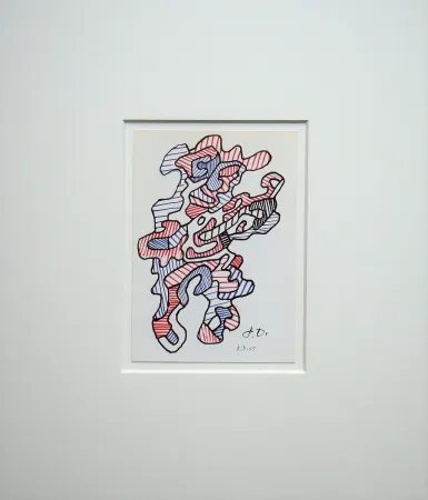 胶版印刷 Dubuffet - Joueur de viole - 1965