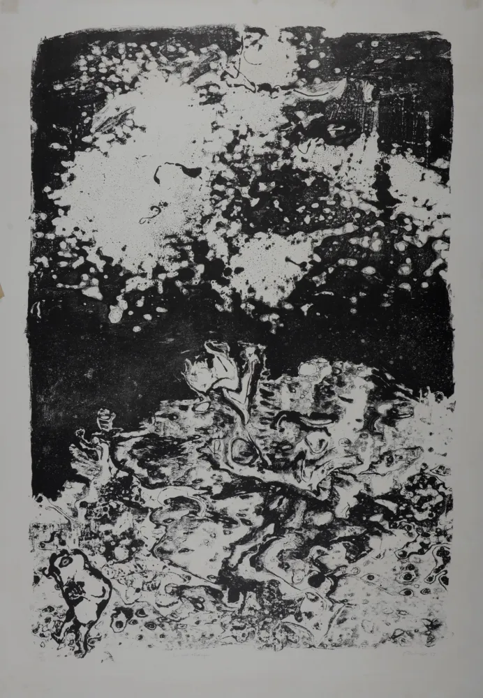 石版画 Dubuffet - Le Ciel étranger, 1953 - Hand-signed