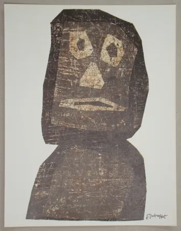 石版画 Dubuffet - Lithographie originale pour XXe Siècle