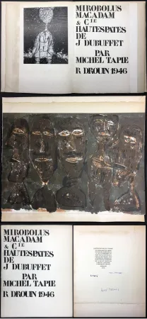 插图书 Dubuffet - MIROBOLUS, MACADAM & Cie, HAUTESPATES DE J.D. (1946)
