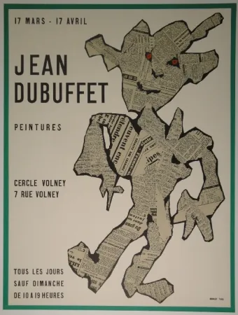 石版画 Dubuffet - Peintures