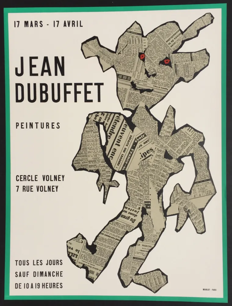 石版画 Dubuffet - Peintures, Cercle Volney
