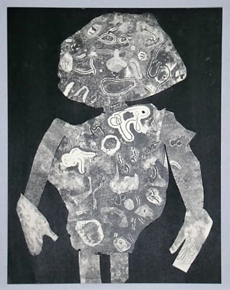 镂版印刷 Dubuffet - Personnage, 1955