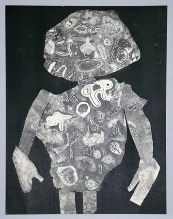 镂版印刷 Dubuffet - Personnage, 1955