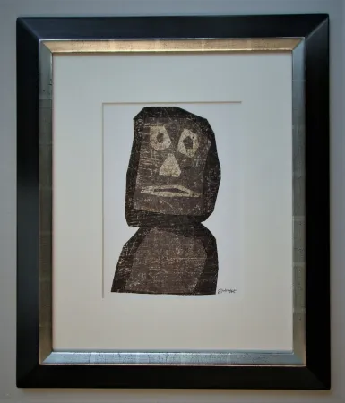 石版画 Dubuffet - Personnage