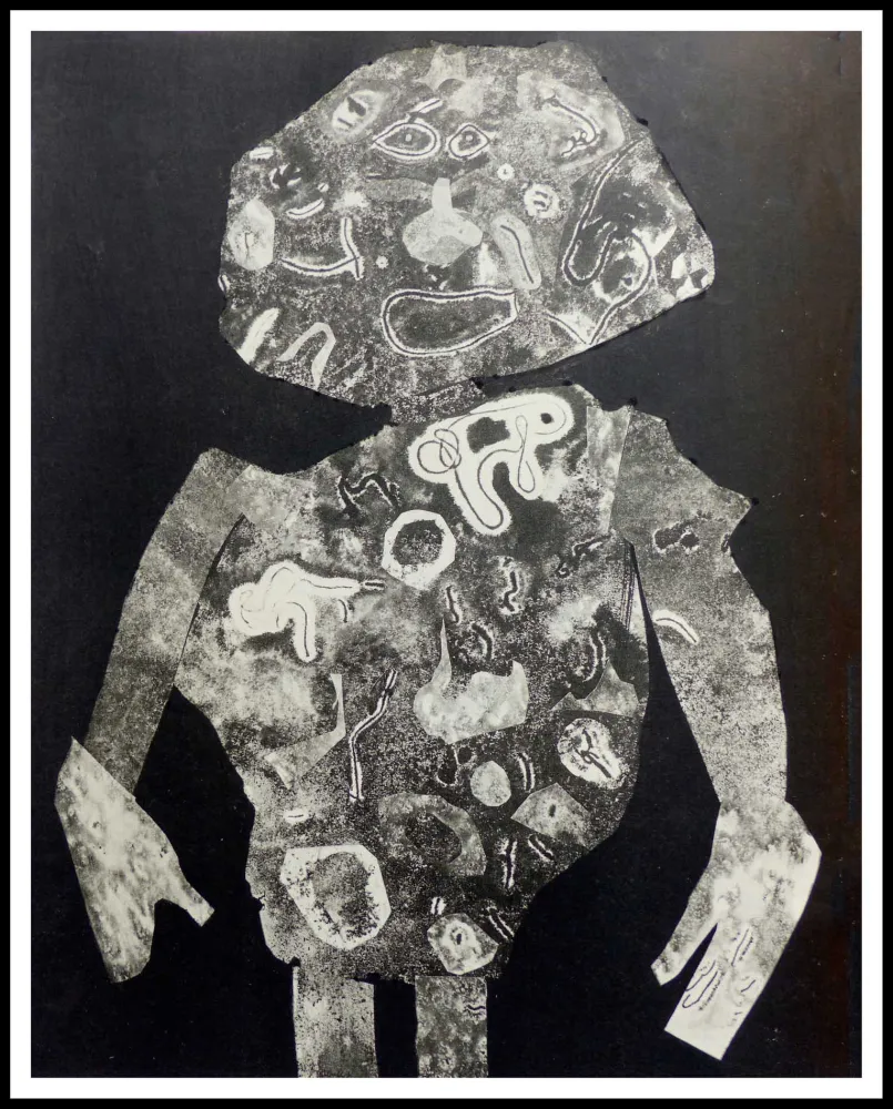 镂版印刷 Dubuffet - PERSONNAGE II