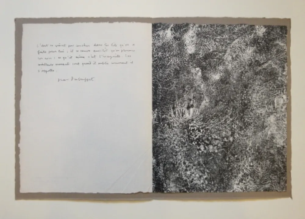 石版画 Dubuffet - Untitled