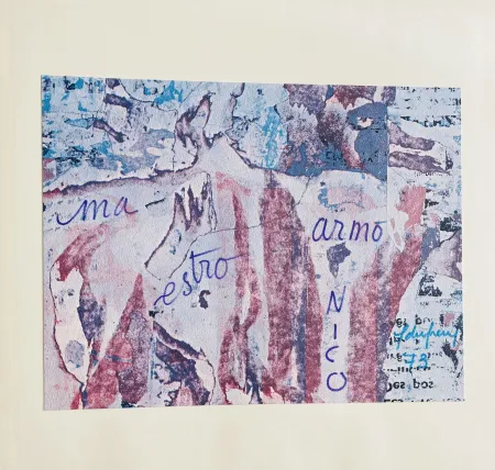 复数作品 Dufrêne - Ohne Titel aus Les Nouveaux Réalistes