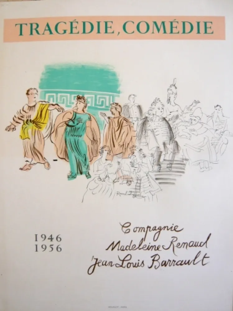 海报 Dufy - Affiche Tragédie Comédie 