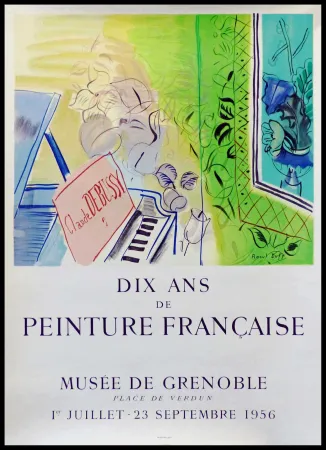 石版画 Dufy - DIX ANS DE PEINTURES FRANCAISES MUSEE DE GRENOBLE