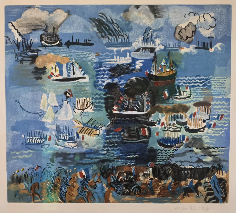 飞尘腐蚀法 Dufy - Fête Nautique