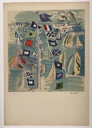石版画 Dufy - Honfleur