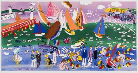 石版画 Dufy - LA BAIE DE SAINTE-ADRESSE (1935).