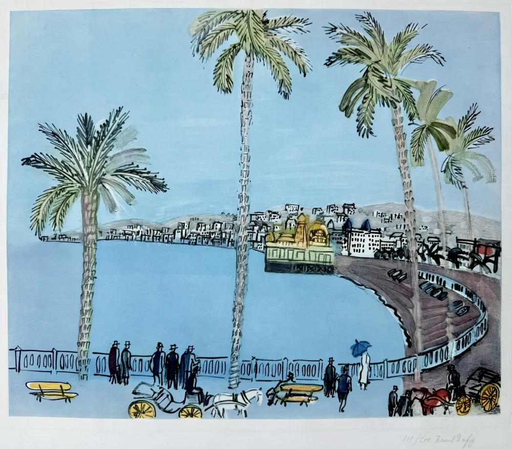飞尘腐蚀法 Dufy - La baie des Anges a Nice