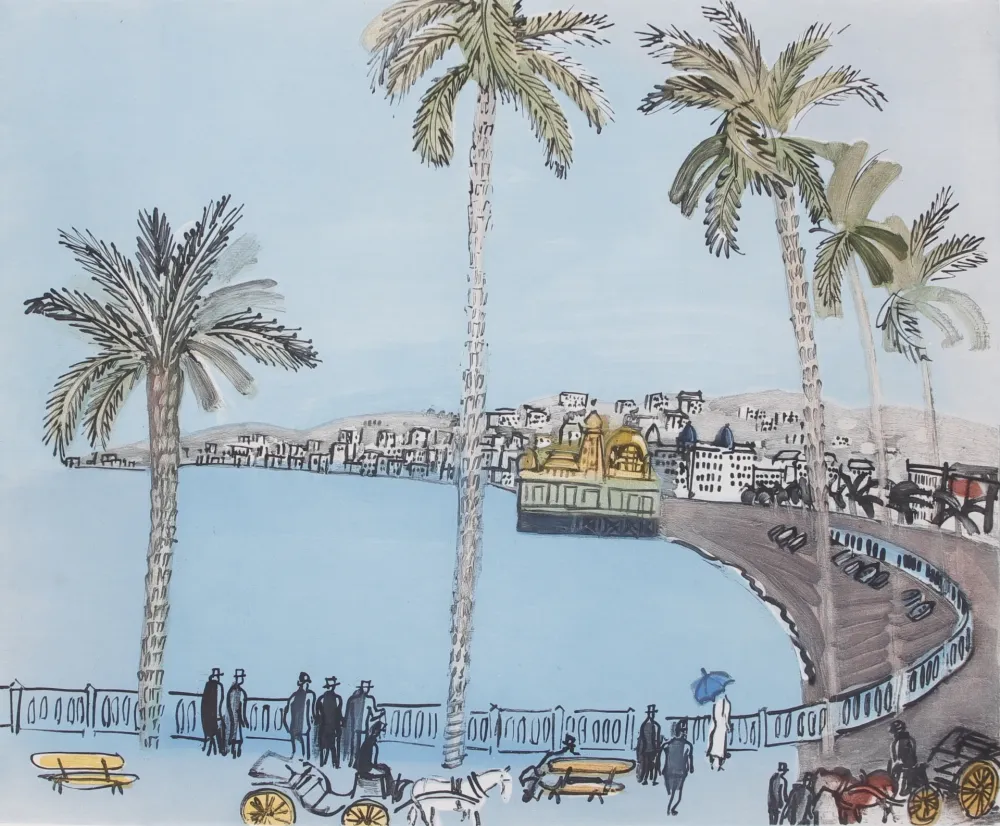 飞尘腐蚀法 Dufy - La baie des Anges a Nice