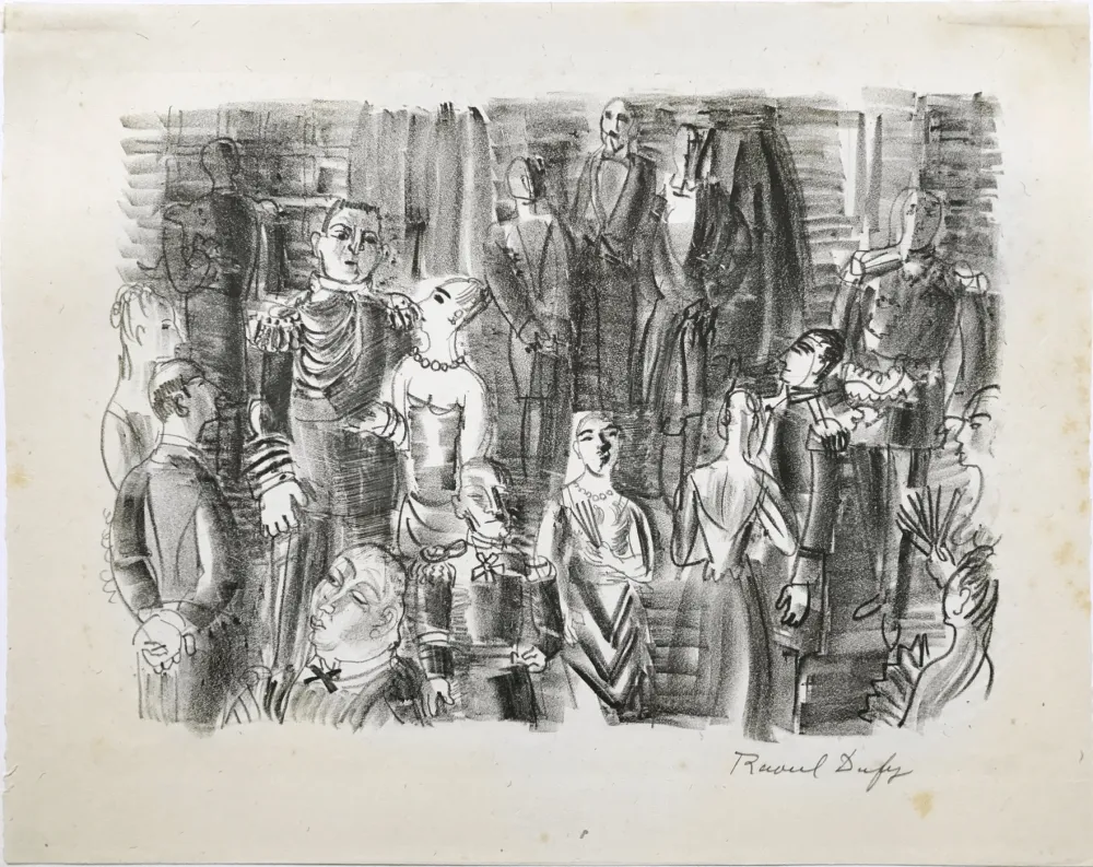 石版画 Dufy - Le Bal chez L’Amiral 