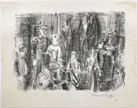 石版画 Dufy - Le Bal chez L’Amiral 