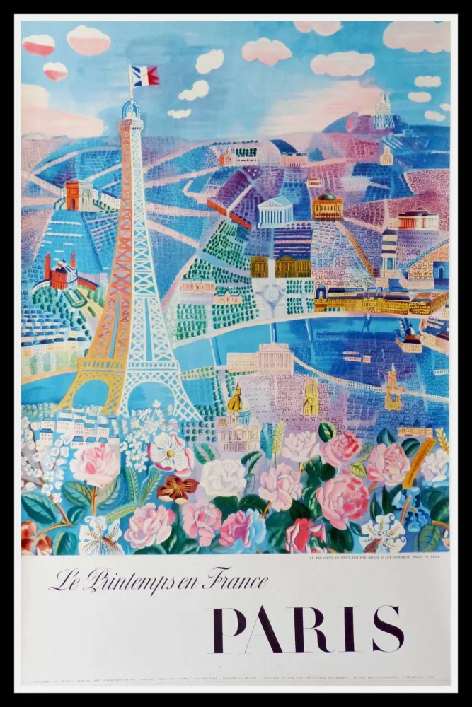 石版画 Dufy - LE PRINTEMPS EN FRANCE PARIS