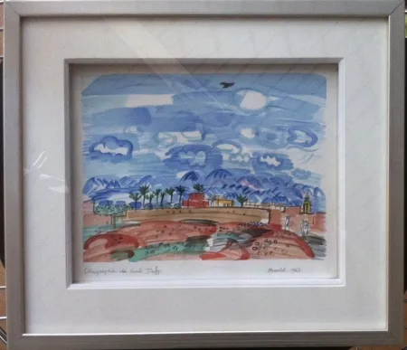 石版画 Dufy - Marrakech