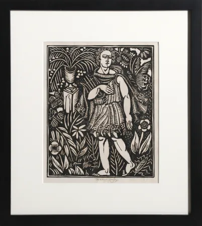 无技术 Dufy - Orphée (for Le bestiaire ou Cortège d'Orphée de G. Apollinaire)