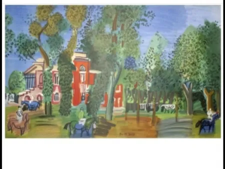 石版画 Dufy - PADDOCK  PARIS