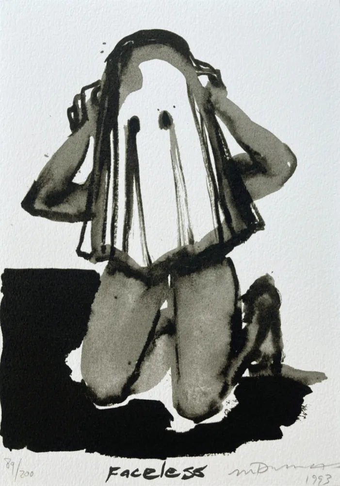 石版画 Dumas - Faceless
