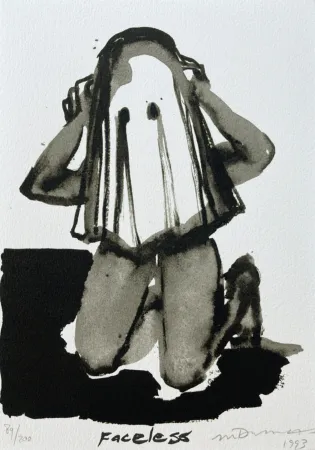 石版画 Dumas - Faceless