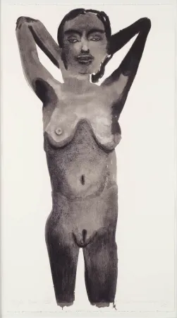 石版画 Dumas - Purple Pose