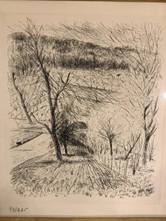 版画 Dunoyer De Segonzac - Paysage