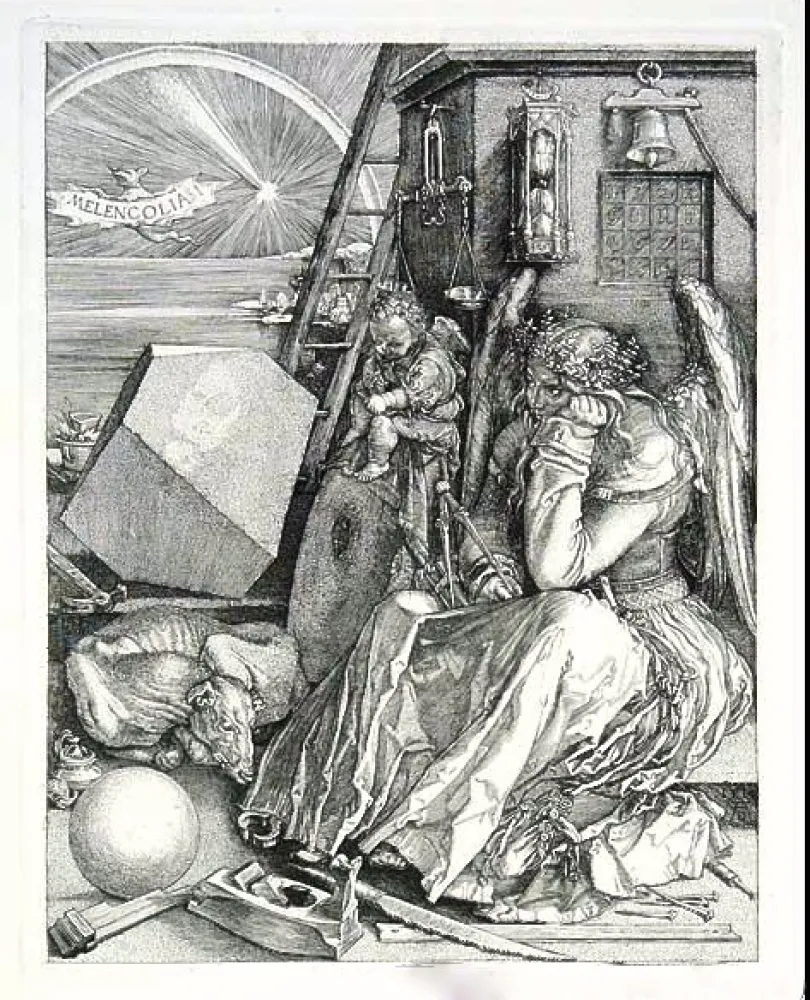 版画 Durer - La mélancolie