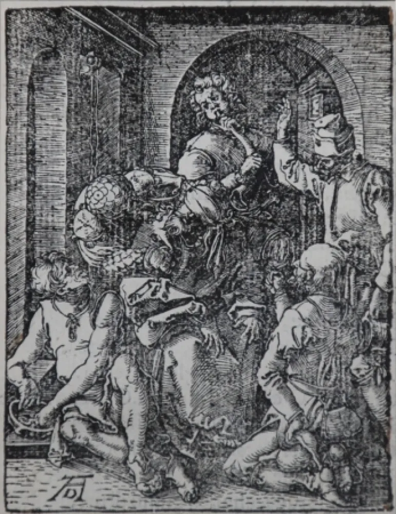 木刻 Durer - The Mocking of Christ (The Small Passion), 1612