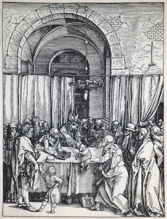 木刻 Durer - The Rejection of Joachim's Offering (The Life of the Virgin), c. 1504