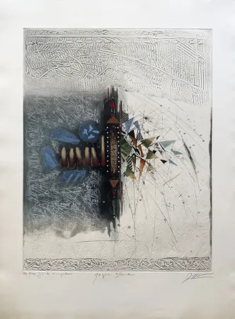 金刚砂版画 Dussau - Magie blanche