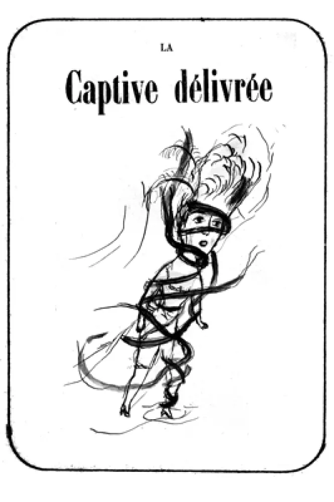 石版画 Dutertre - La captive