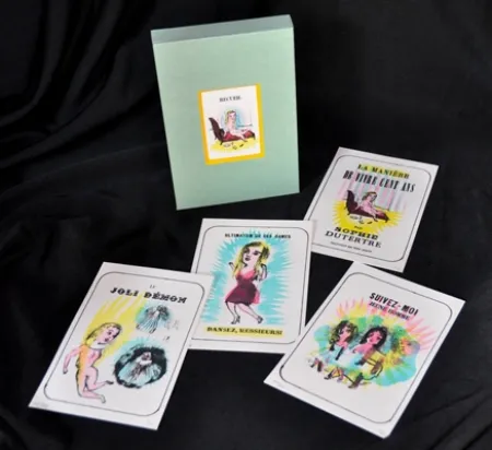 石版画 Dutertre - La manière de vivre 100 ans