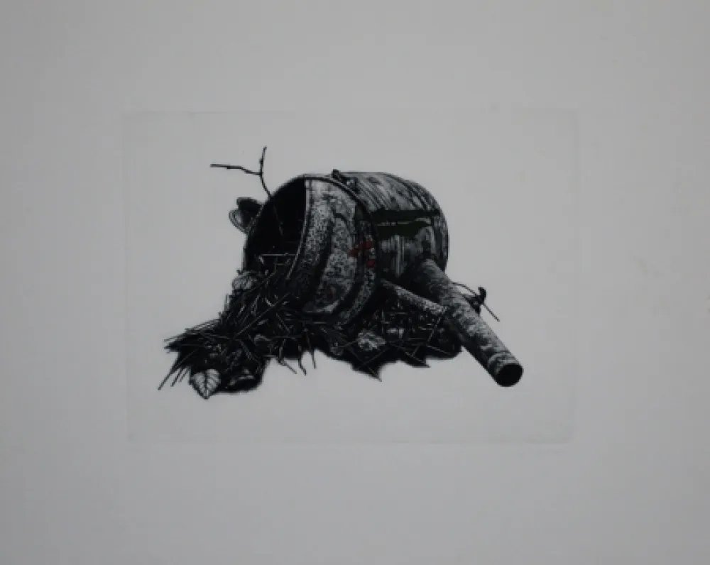 美柔汀铜版画 Ebert - Gießkanne / Watering-Can