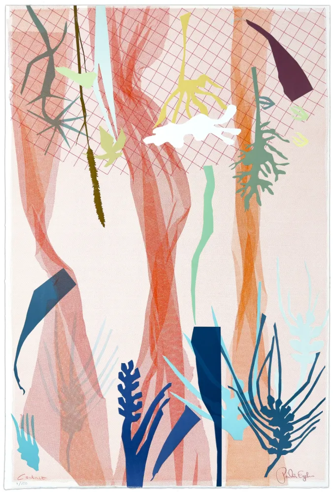 石版画 Egeskov - Contact