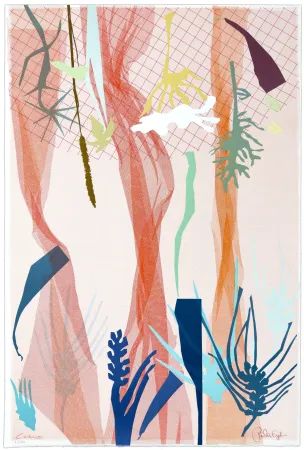 石版画 Egeskov - Contact