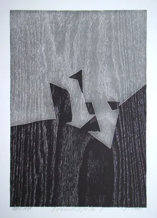 木刻 Eggenschwiler - Donnerpfeile II.