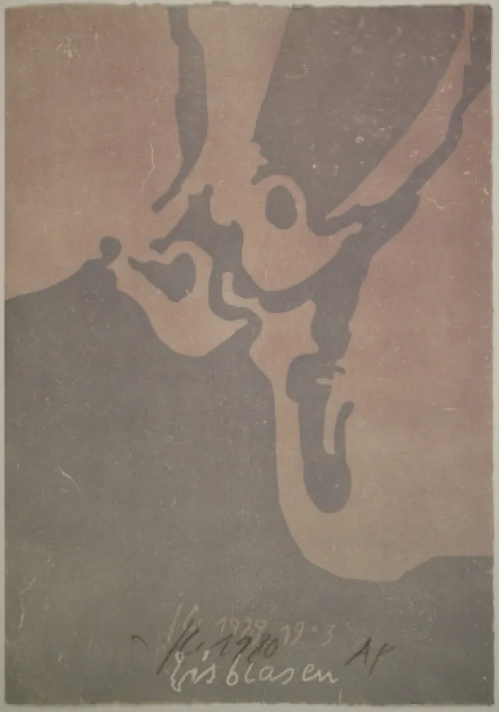 木刻 Eggenschwiler - Eisblasen