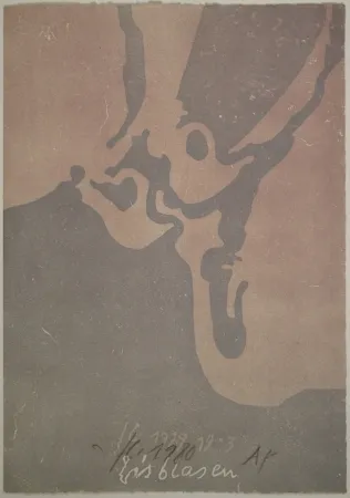 木刻 Eggenschwiler - Eisblasen