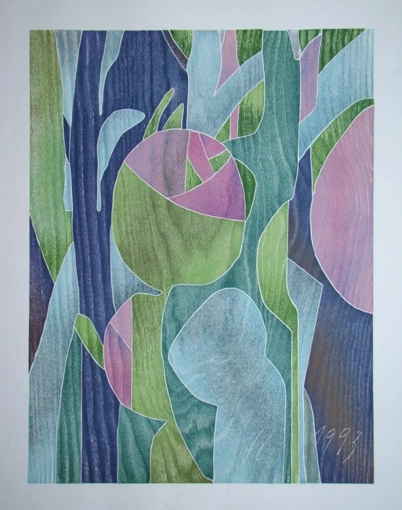 木刻 Eggenschwiler - Morgentau