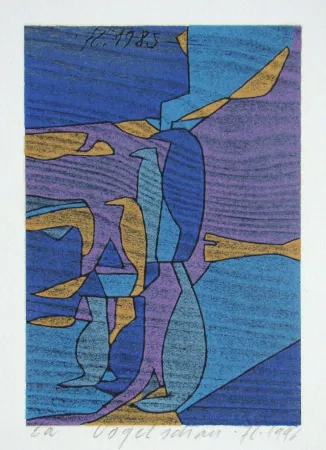 木刻 Eggenschwiler - Vogelschau