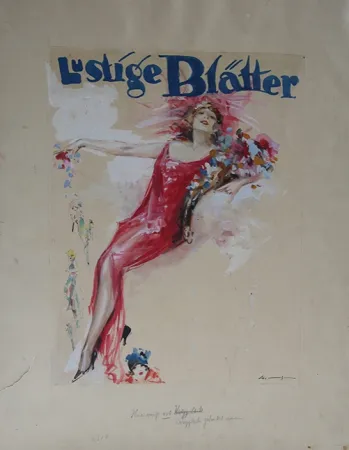 无技术 Ehrenberger - Design for cover of ¨Lustige Blätter