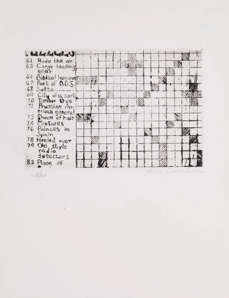 蚀刻版画 Eisenhauer - Untitled