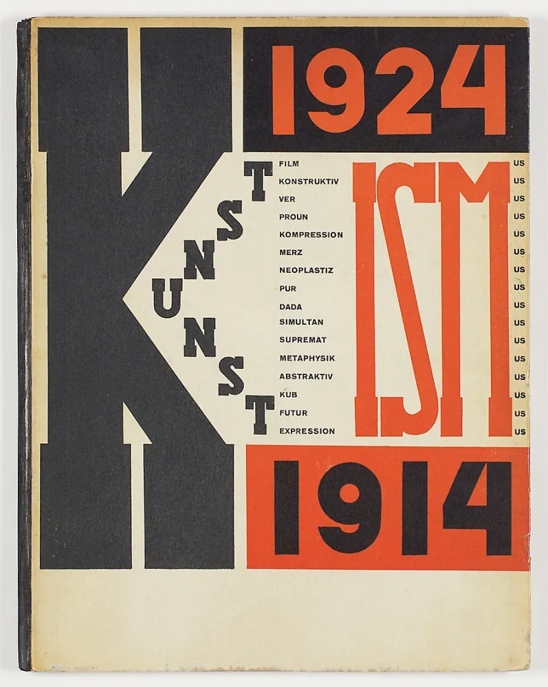 插图书 El Lissitzky - Die Kunstismen / Les Ismes de l'Art / The Isms of Art
